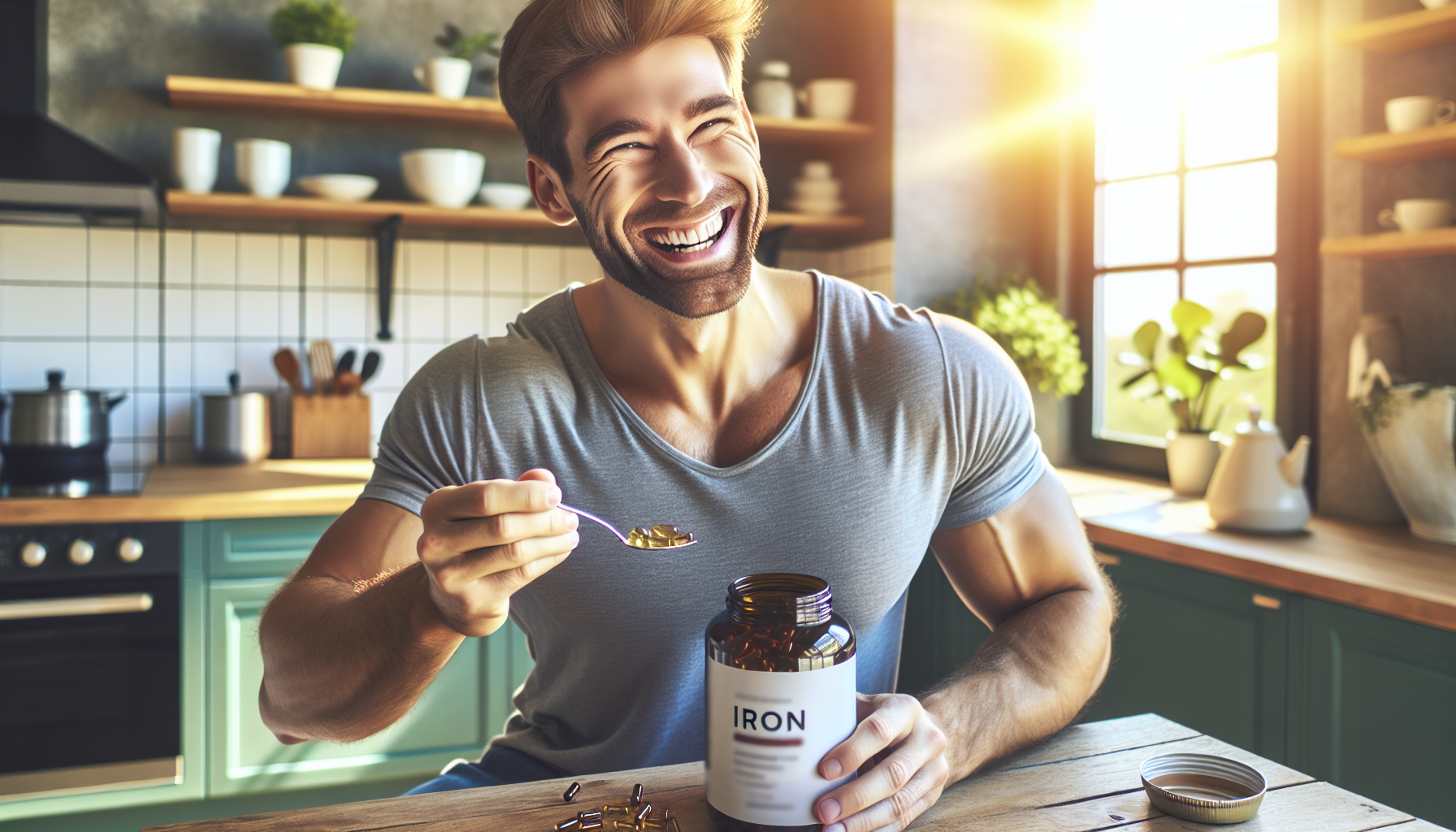 What is the best way to take iron supplements for optimal absorption