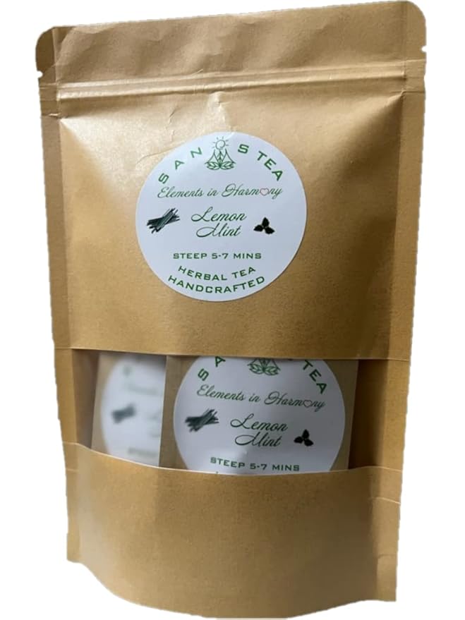 SanosTea New Improved Organic Lemongrass Premium Herbal tea, refreshing - Image 3