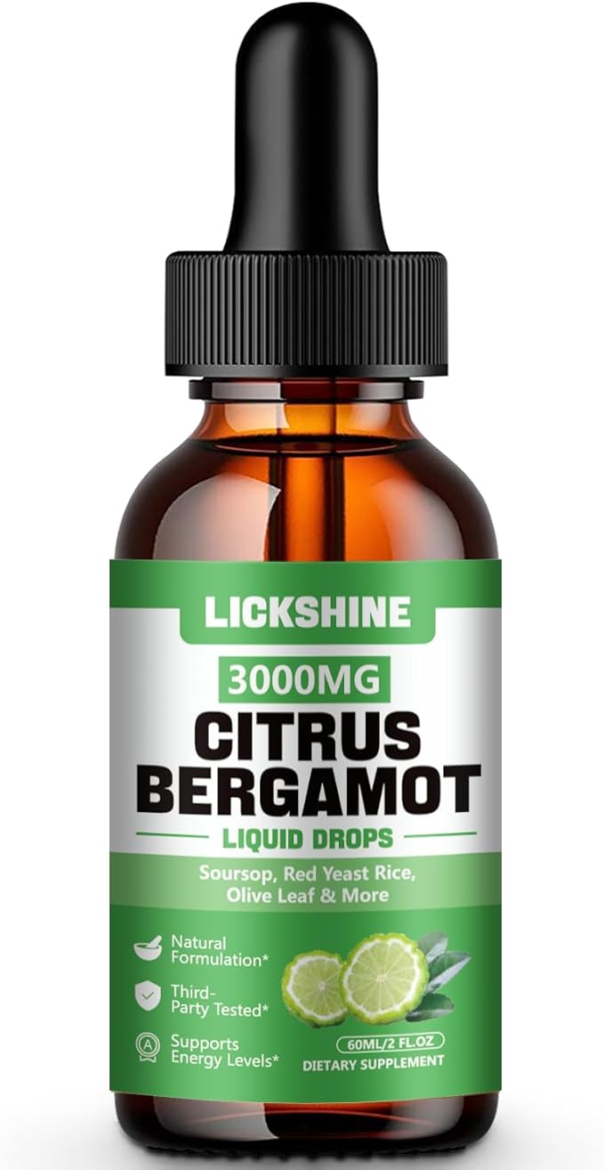 1 Pack 3000mg Citrus Bergamot Liquid Drops by Unknown