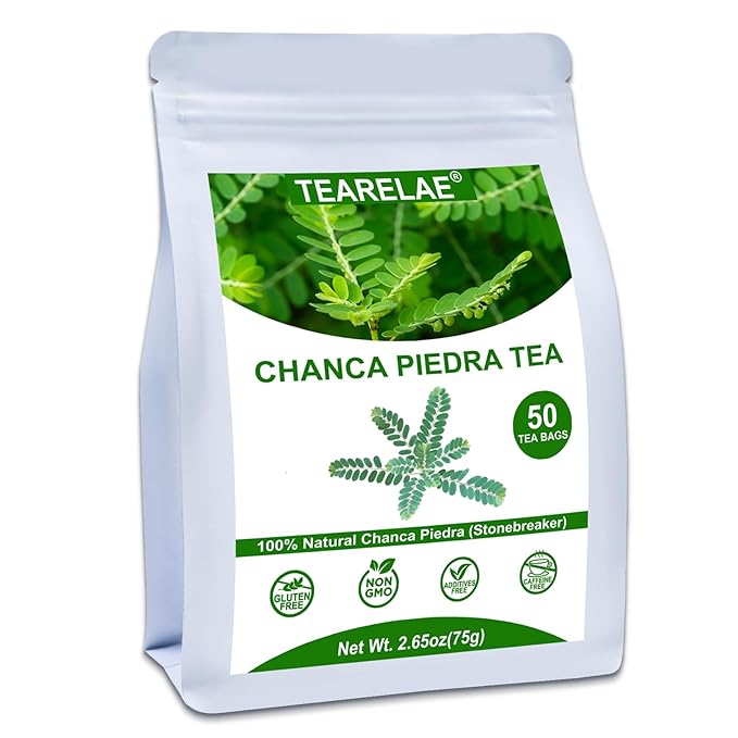 TEARELAE - Chanca Piedra Tea Bags - 50 Count - Natural Stone Breaker Tea by TEARELAE