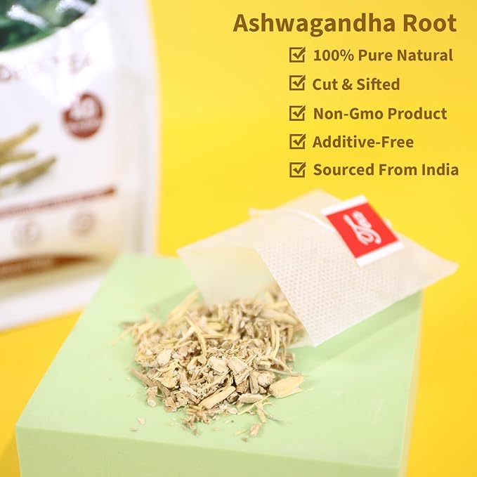 TEARELAE - Ashwagandha Tea Bags - 2.5g x 40 Count - Sourced From India - - Image 3