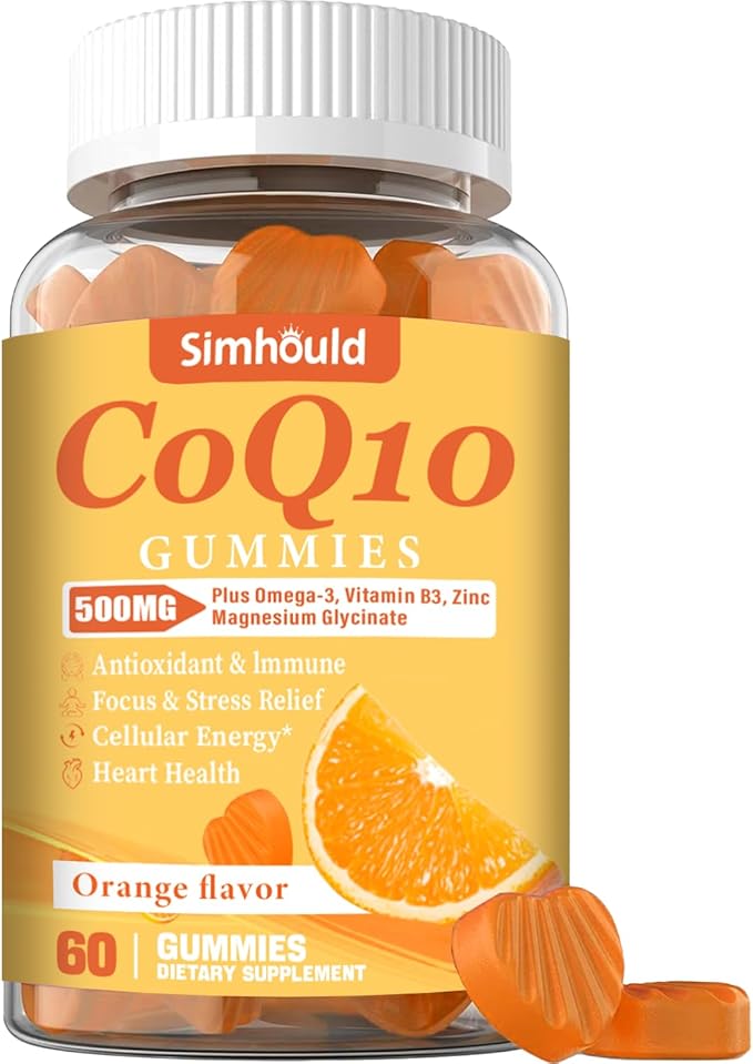 1 Pack CoQ10 500MG Gummies by Simhould