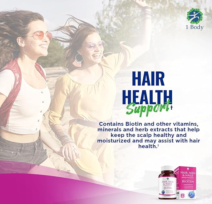 1 Body Hair Skin Nails Growth Vitamin - Image 6