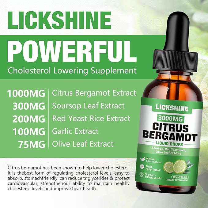 1 Pack 3000mg Citrus Bergamot Liquid Drops - Image 3