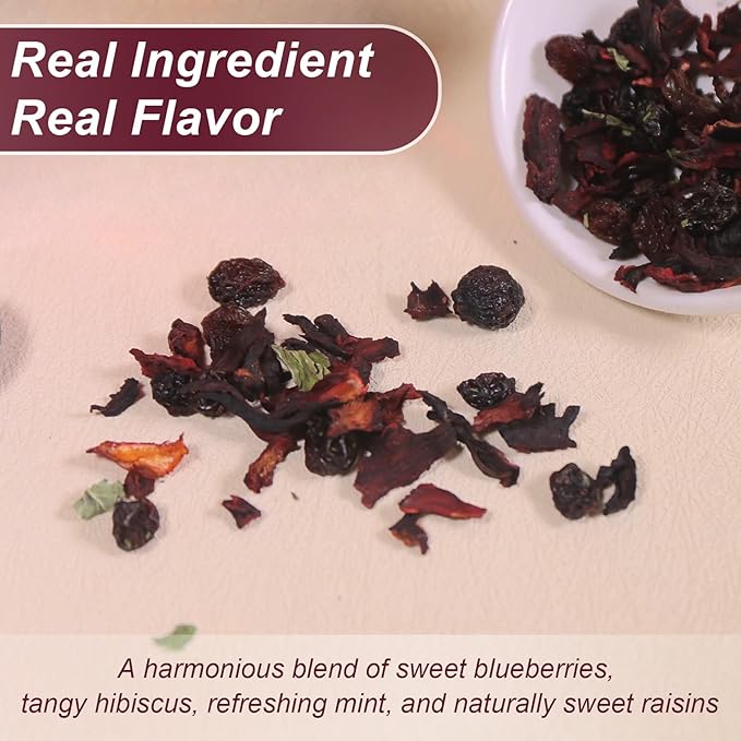 TEARELAE - Blueberry Tea, Mint & Raisins - Refreshing Taste - Non-GMO - - Image 3
