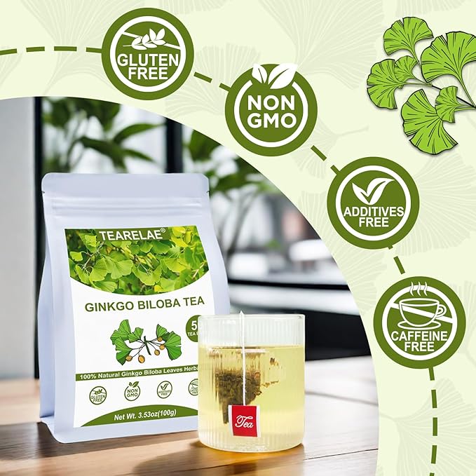 TEARELAE - Ginkgo Biloba Tea Bags - Image 3