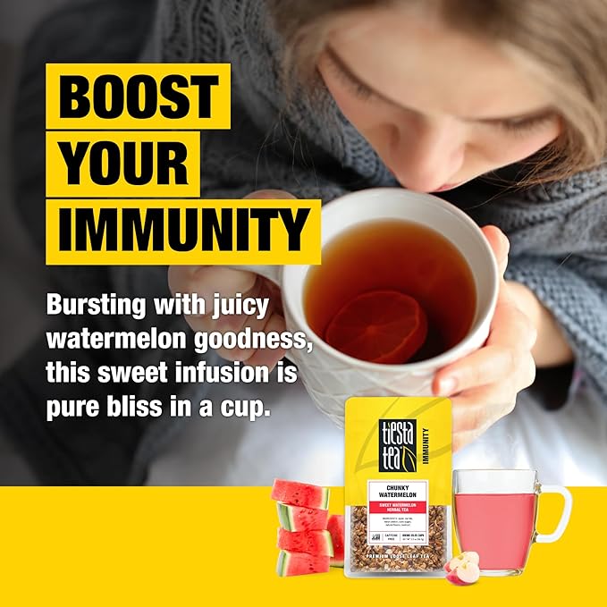 Tiesta Tea - Chunky Watermelon, Loose Leaf, Sweet Watermelon Herbal Tea - Image 4