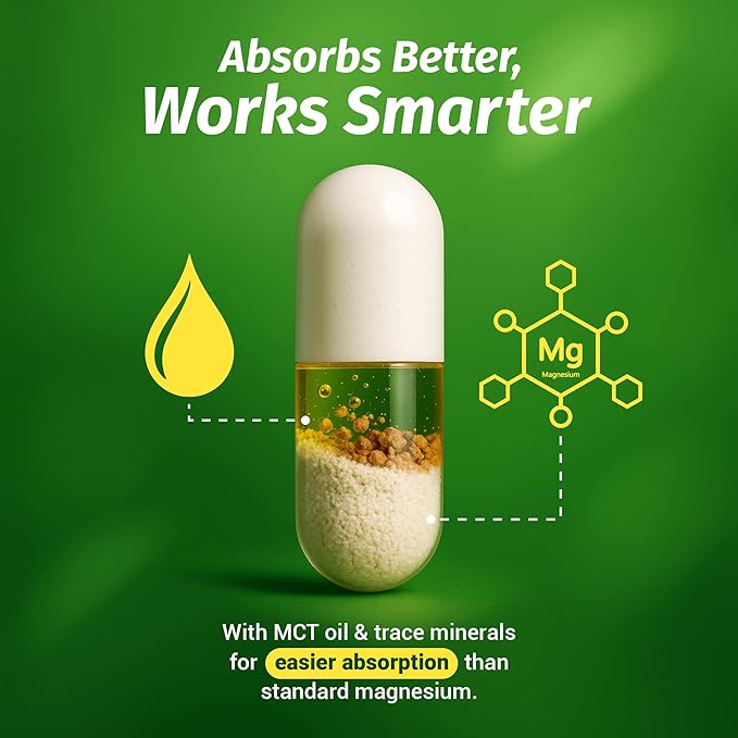 1 Body Magnesium Glycinate Complex, High Absorption Magnesium Supplement - Image 2