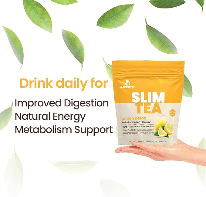 Slim Tea 14 Day Herbal Teatox, Blend of Natural Herbs and Botanicals, Supports - Image 5