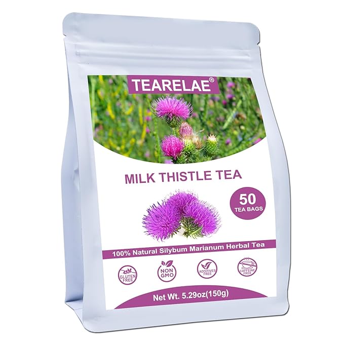 TEARELAE - Milk Thistle Tea - 3g x 50 Count - 100% Natural Milk Thistle Seeds by TEARELAE