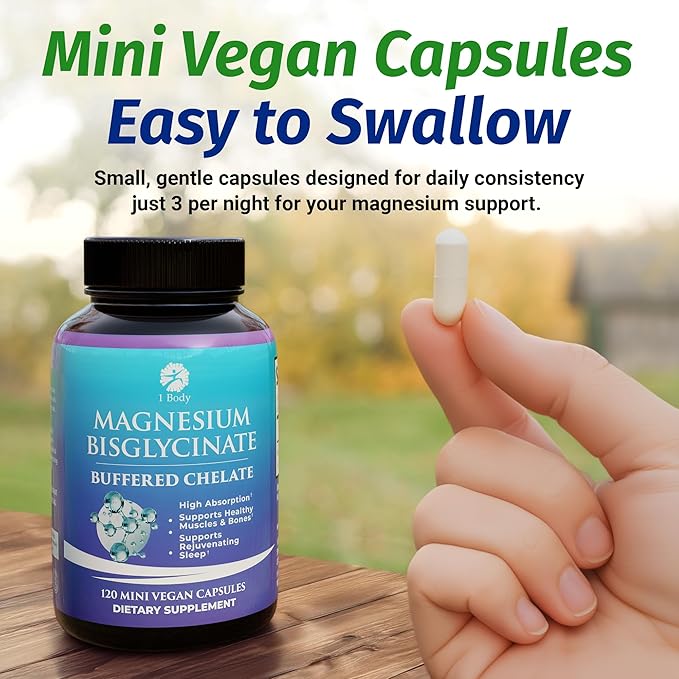 1 Body Magnesium Bisglycinate Capsules - Image 7