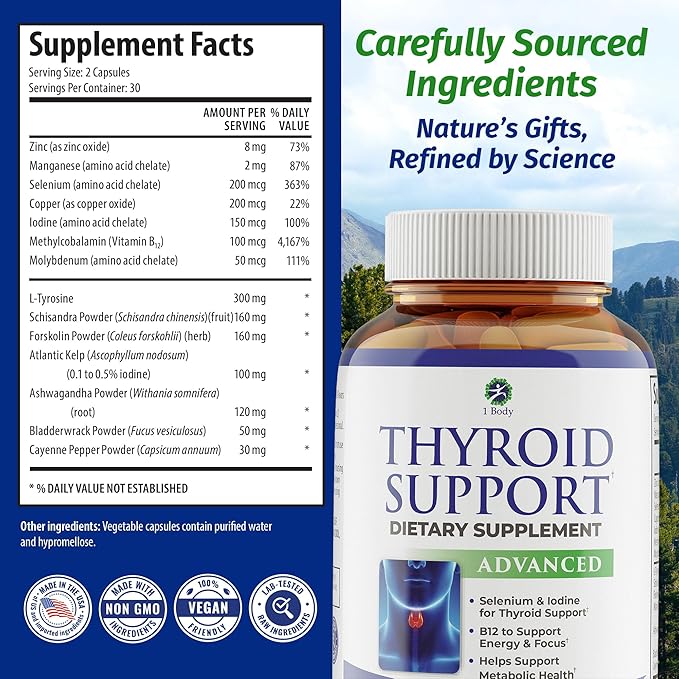 1 Body Thyroid Support Supplement - Image 5