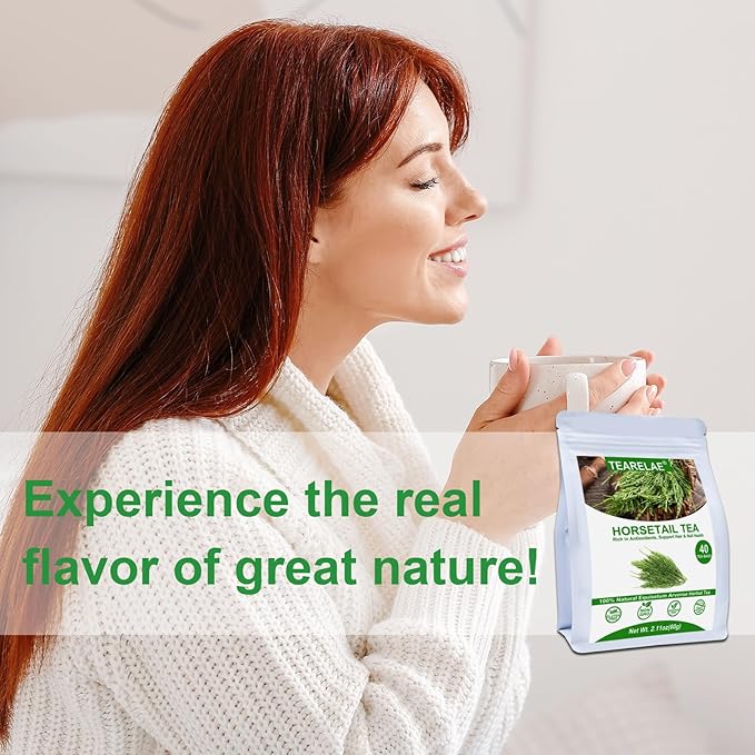 TEARELAE - Premium Horsetail Tea Bags - 1.5g x 40 Count - Natural Dried - Image 7