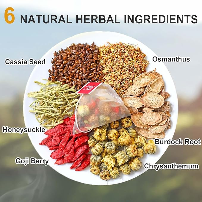 TEARELAE - Chrysanthemum Cassia Seed Tea - Nourishing Liver Tea - 8g x 20 Count - Image 3