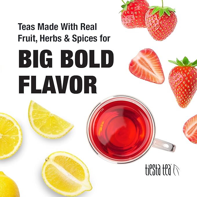Tiesta Tea - Strawberry Lemonade, Loose Leaf, Strawberry Lemon Herbal Tea - Image 5