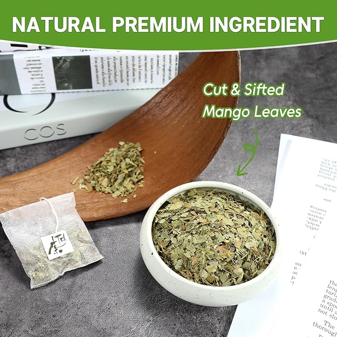 TEARELAE - Mango Leaf Tea Bags - 50 Count - Premium Mango Leaves - Natural - Image 3