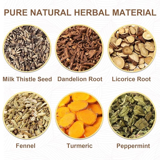 TEARELAE - Detox Tea, Dandelion Root, Licorice Root, Peppermint - Support Liver - Image 3