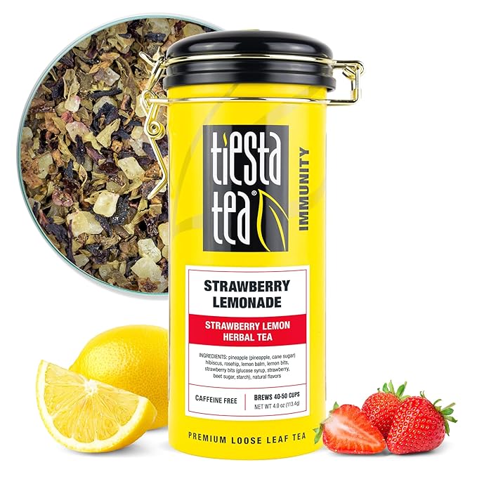 Tiesta Tea - Strawberry Lemonade, Loose Leaf, Strawberry Lemon Herbal Tea by TiestaTea