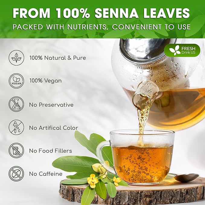 FreshDrinkUS, Premium 16oz Senna Leaf Powder, 100% Natural and Pure from Senna - Image 4