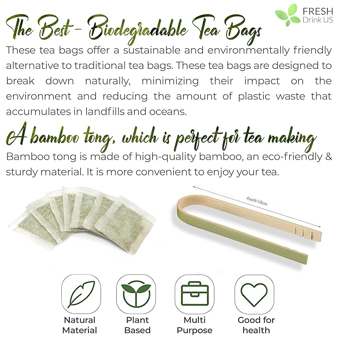 FreshDrinkUS, 20 Rosemary Leaf Tea Bags, 100% Natural and Pure Rosemary Dried - Image 8