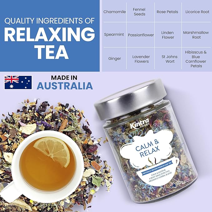 Kintra Foods Calm & Relax Loose Leaf | Herbal Blend - Image 4