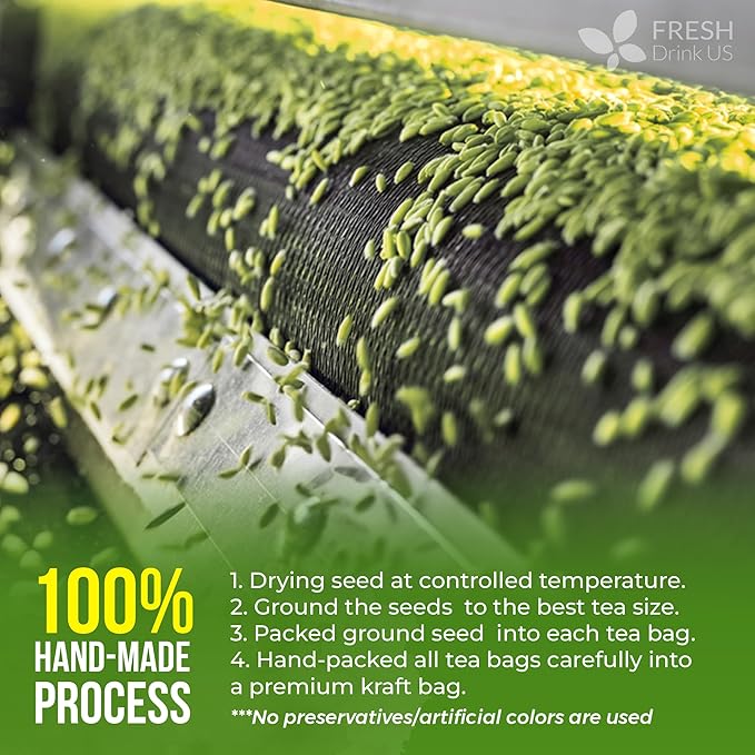 FreshDrinkUS, Premium 55 Fennel Tea Bags, 100% Natural & Pure from Fennel - Image 7