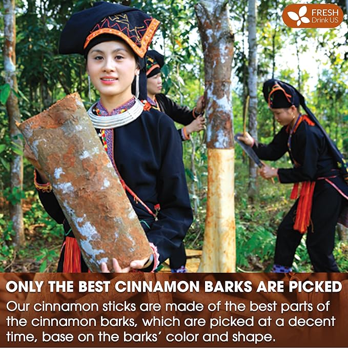 FreshDrinkUS, Premium 30+ Cinnamon Dried Sticks, Whole Sticks, 100% Natural & - Image 6