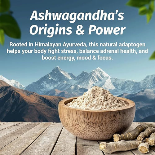1 Body Ashwagandha Complex Supplement, Focus and Energy Support, 180 Vegan - Image 2