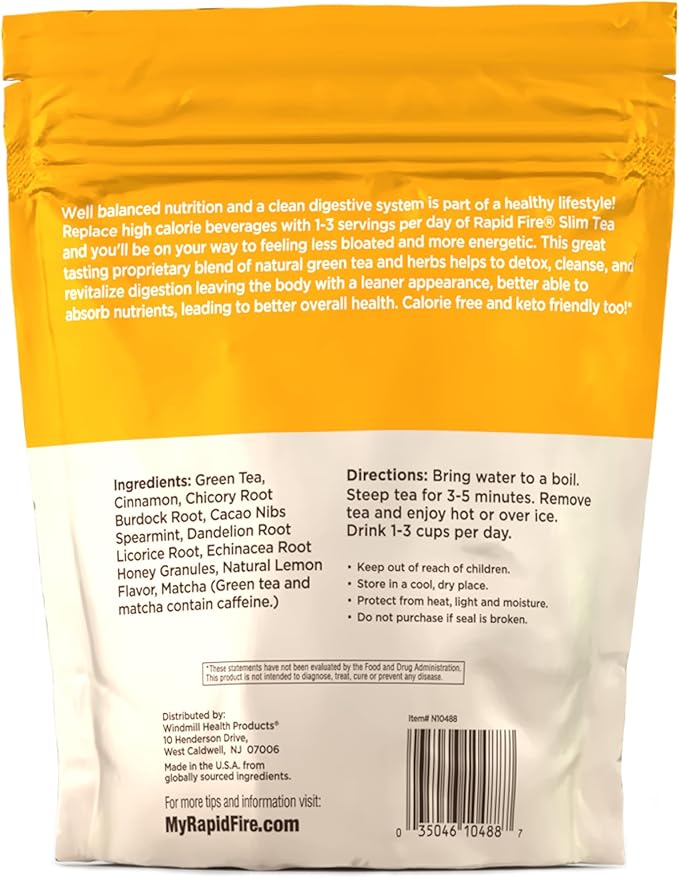 Slim Tea 14 Day Herbal Teatox, Blend of Natural Herbs and Botanicals, Supports - Image 2