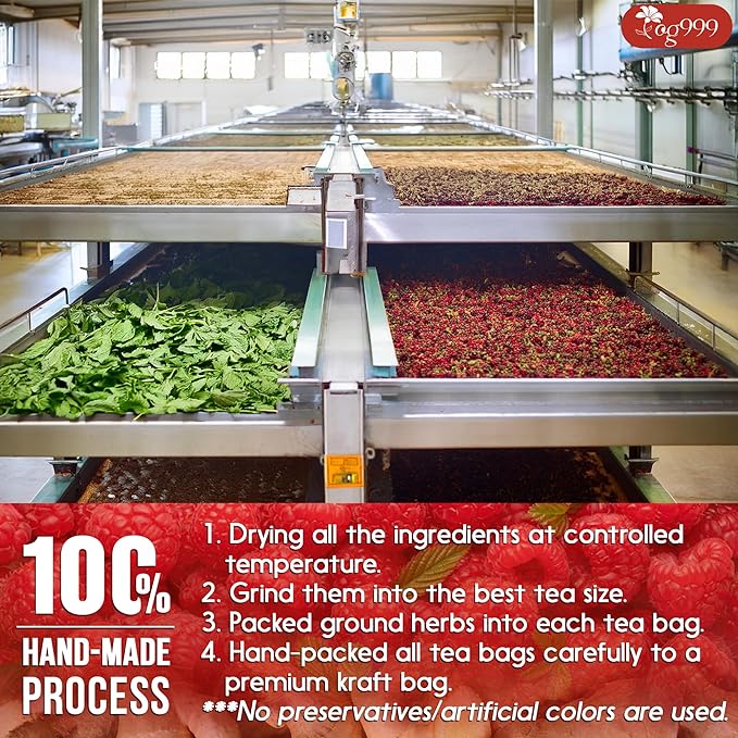 TOG999 Red Raspberry Leaves Tea Bags - Image 7