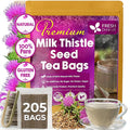 FreshDrinkUS, Premium 205 Milk Thistle Tea Bags, 100% Natural & Pure from Milk by NaturalandPremiumHerbalTea
