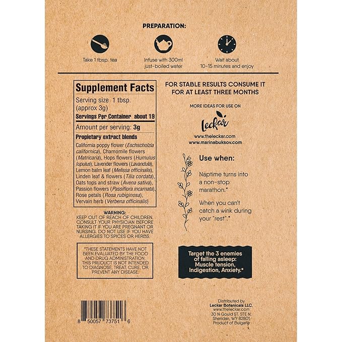 Sleep Aid Herbal Tea – Organic Calming Blend - Image 2